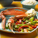 Simple Alaska Crab Stir-Fry