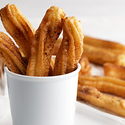 Churros with Spiked Chili Cocoa Sugar
