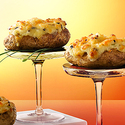 Twice Baked Idaho� Potato with Truffles and Cheddar